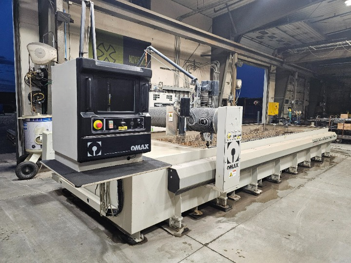 OMAX 60K waterjet system at RWH Machine
